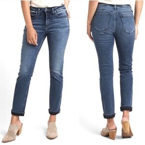 Beau Silver Jeans 30 x 28.5 Girlfriend Fit Midrise Curvy